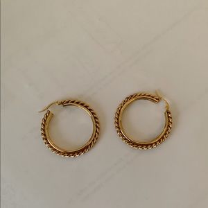 hoop earrings